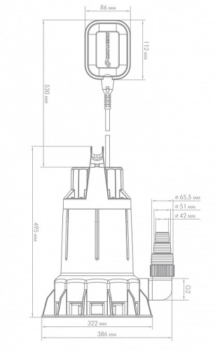 Дренажный насос Джилекс Дренажник 550/14 5151